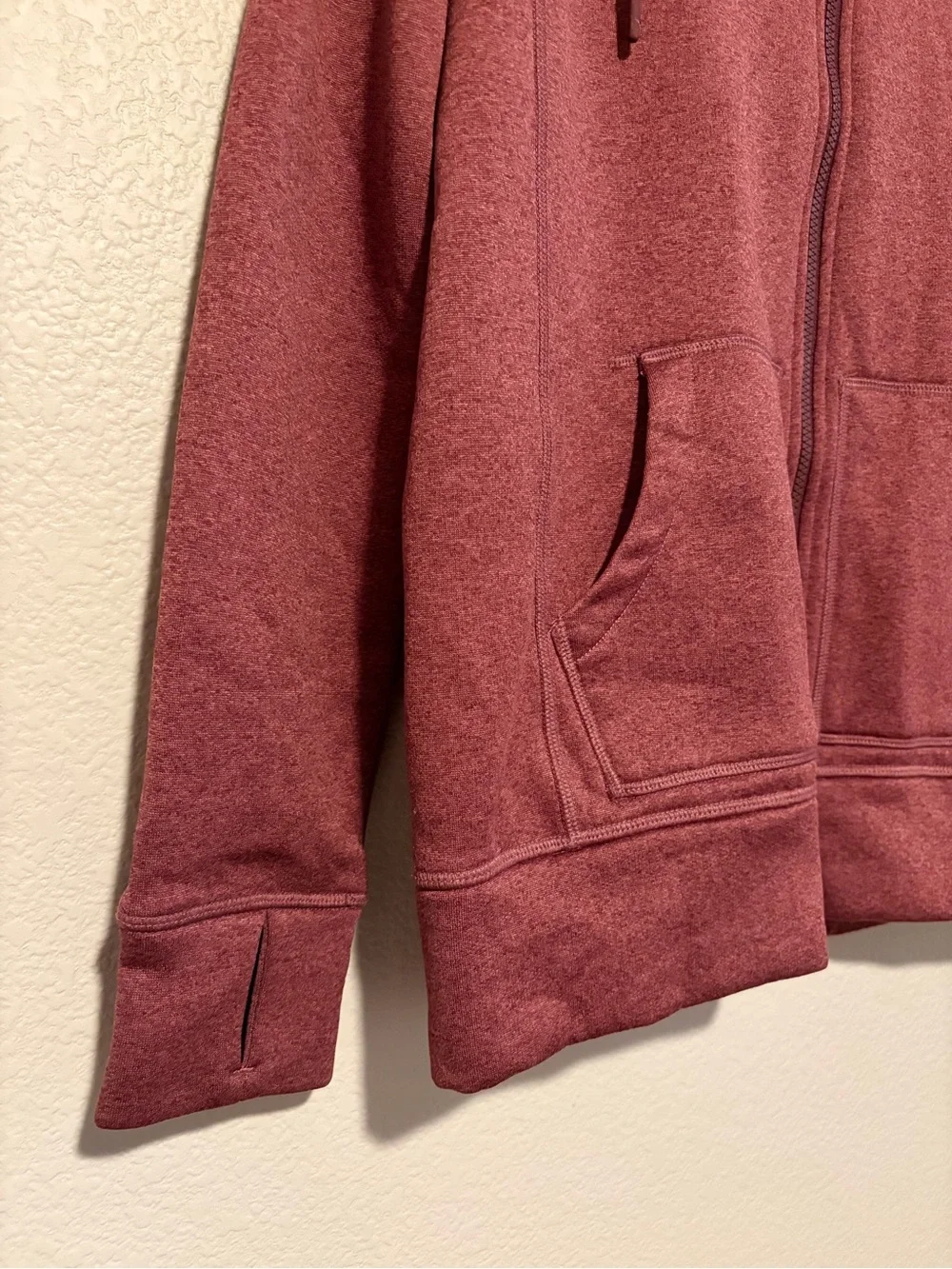 Burton Women’s Oak Full-Zip Hoodie Sweatshirt in Port Royal Heather